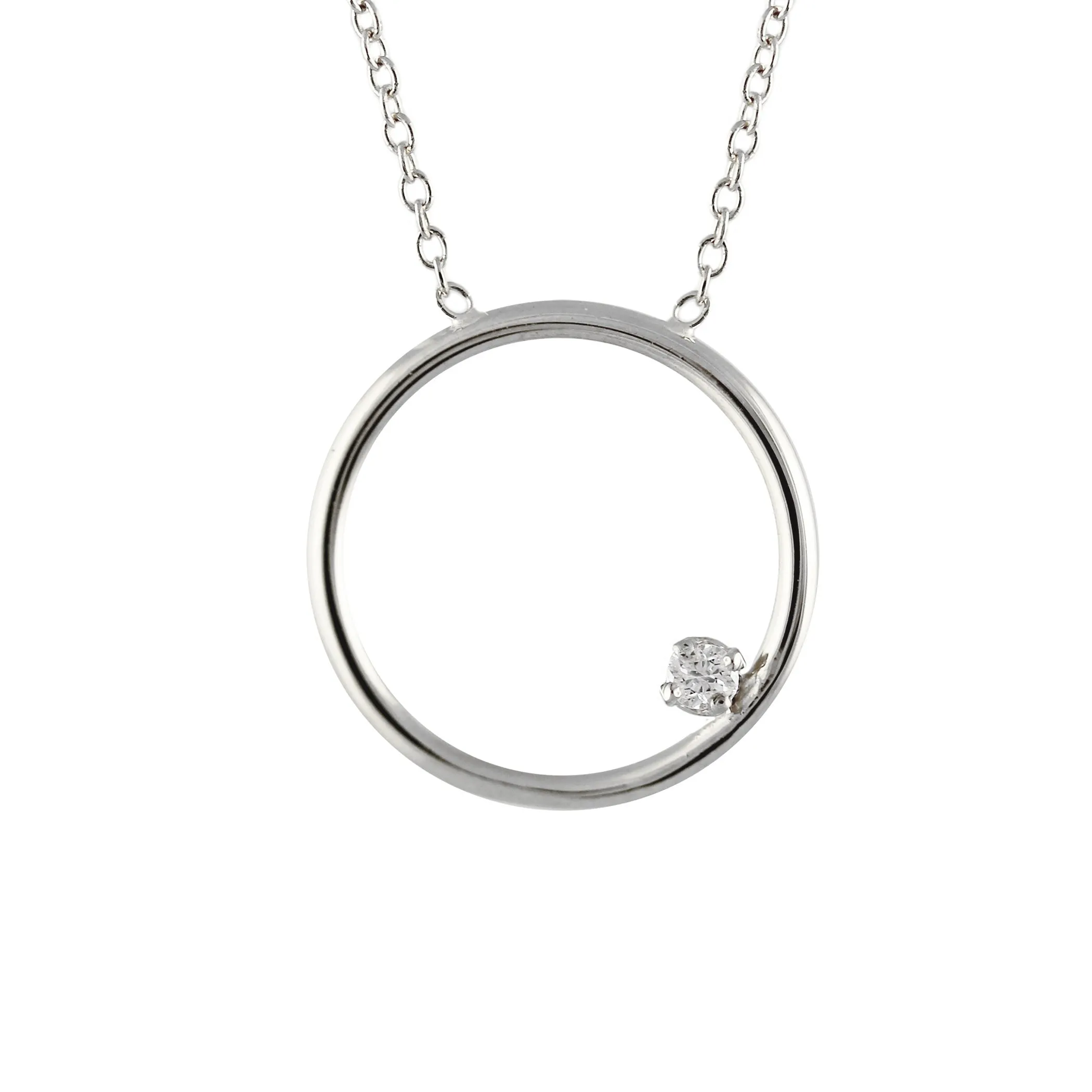 AZALEA SILVER NECKLACE