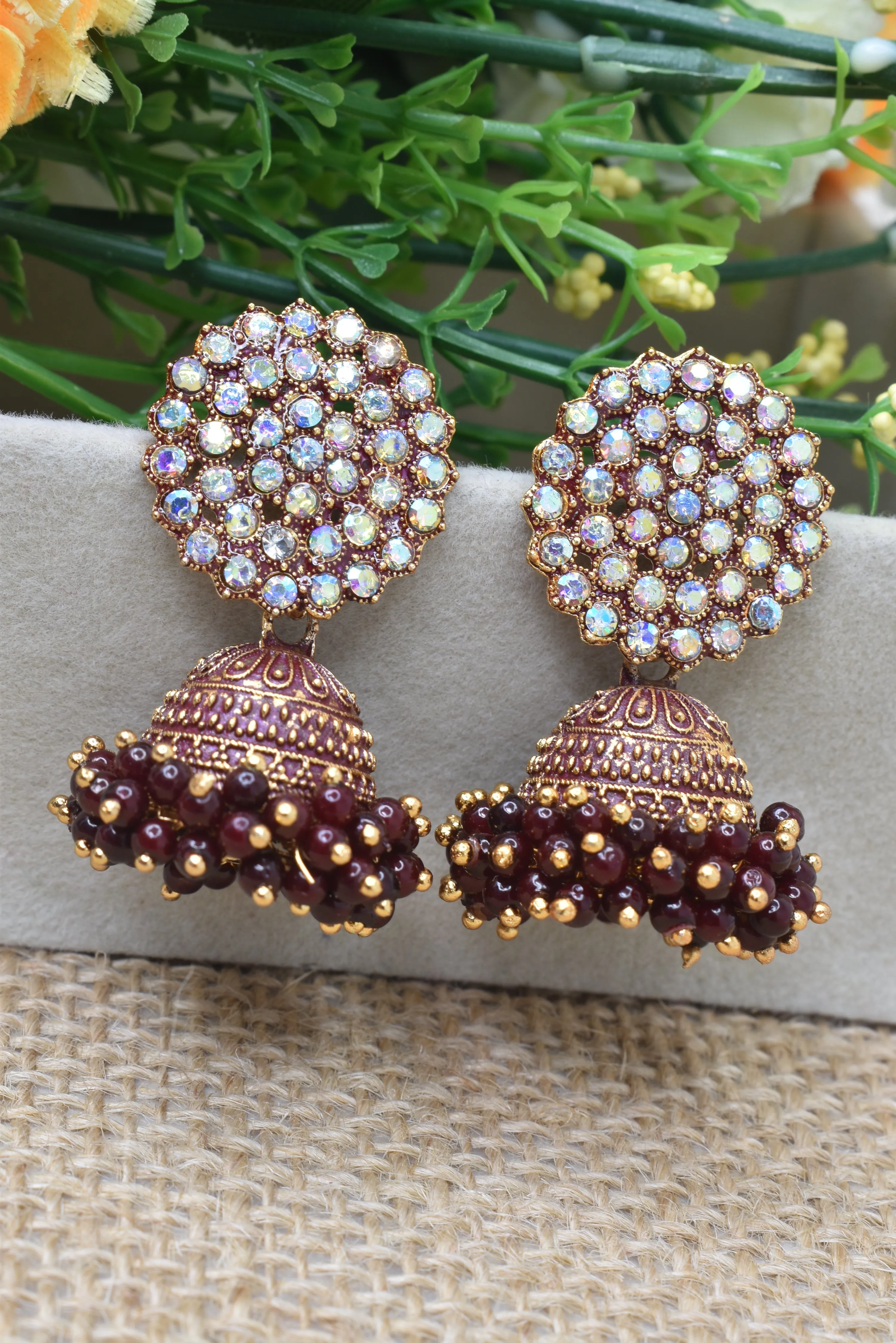 Bold & Colorful Jhumki: Party-Ready Women's Earrings