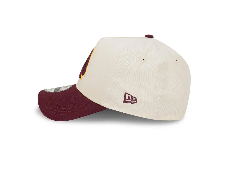 Brisbane Broncos Two-Tone Chrome White 9FORTY A-Frame Snapback