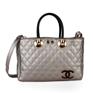 Chanel Exquisite Silver Tote Bag