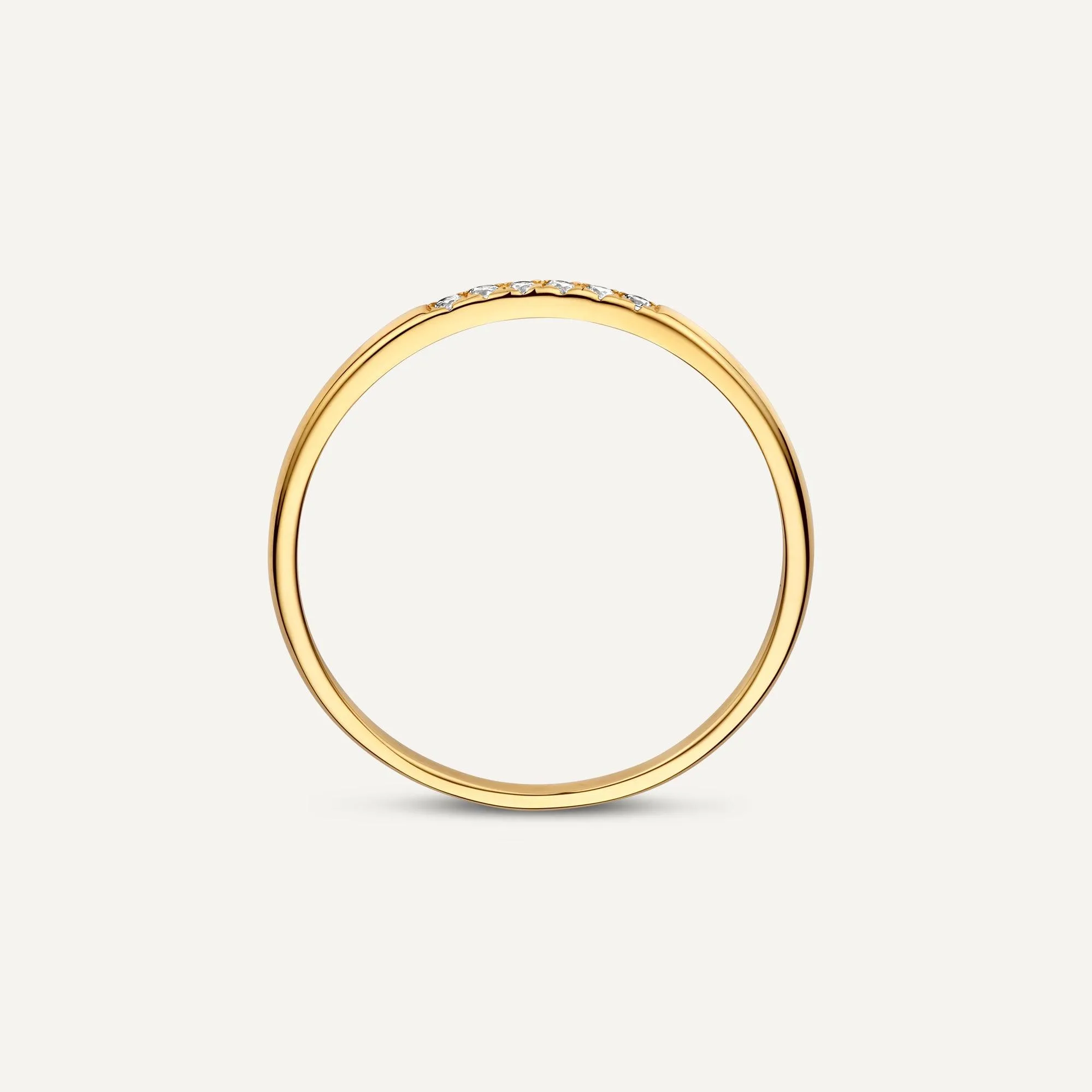 Cubic Zirconia Line Ring