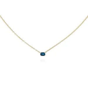 Eloise Necklace blue topaz