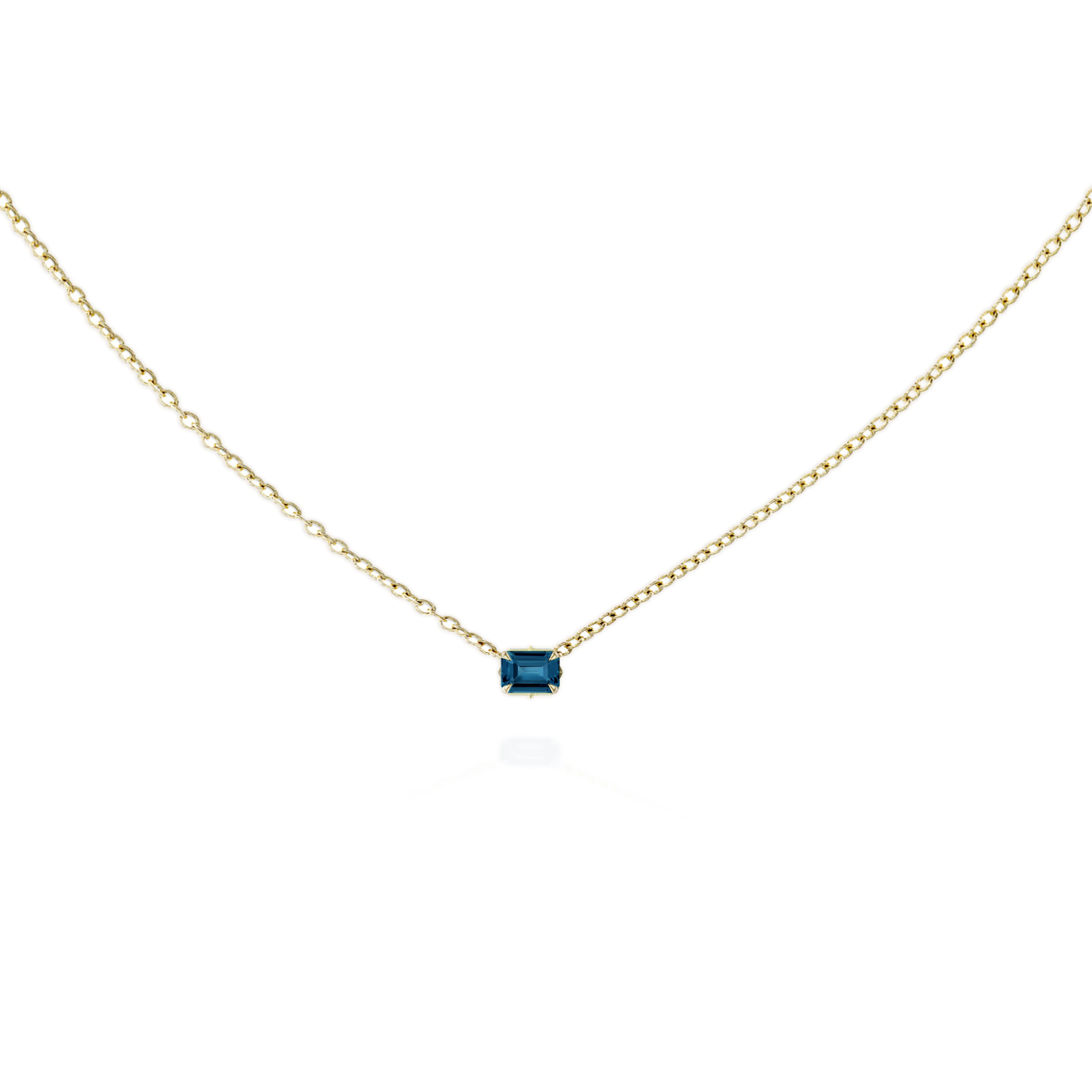 Eloise Necklace blue topaz