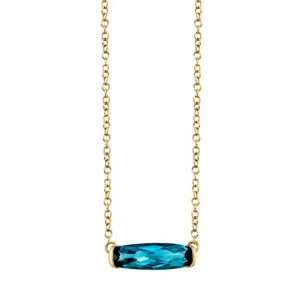 London Blue Topaz Necklace