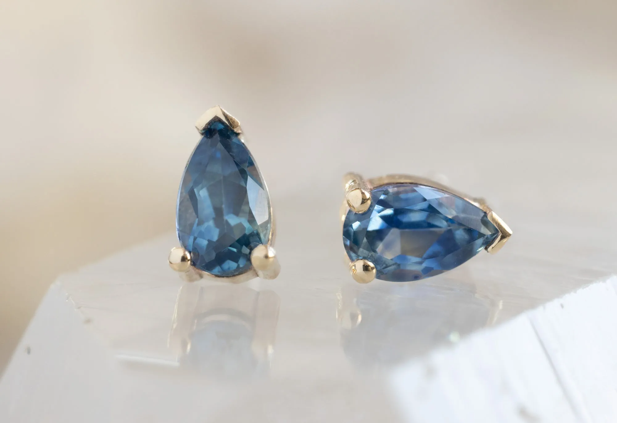 Montana Sapphire Stud Earrings