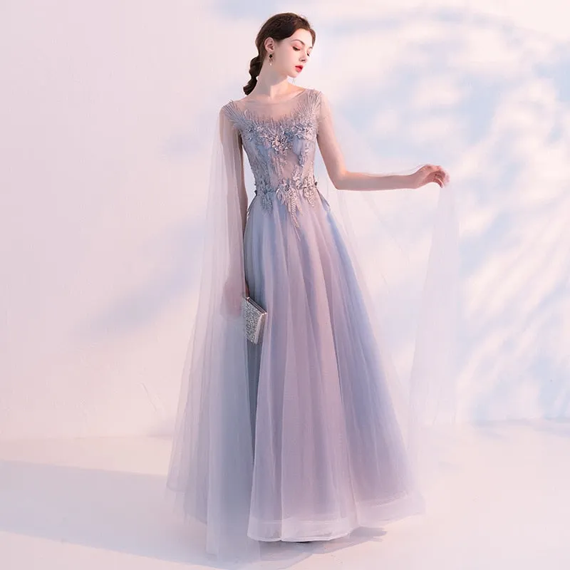Noble Women Slim Qipao Exquisite Embroidery Beading Dress