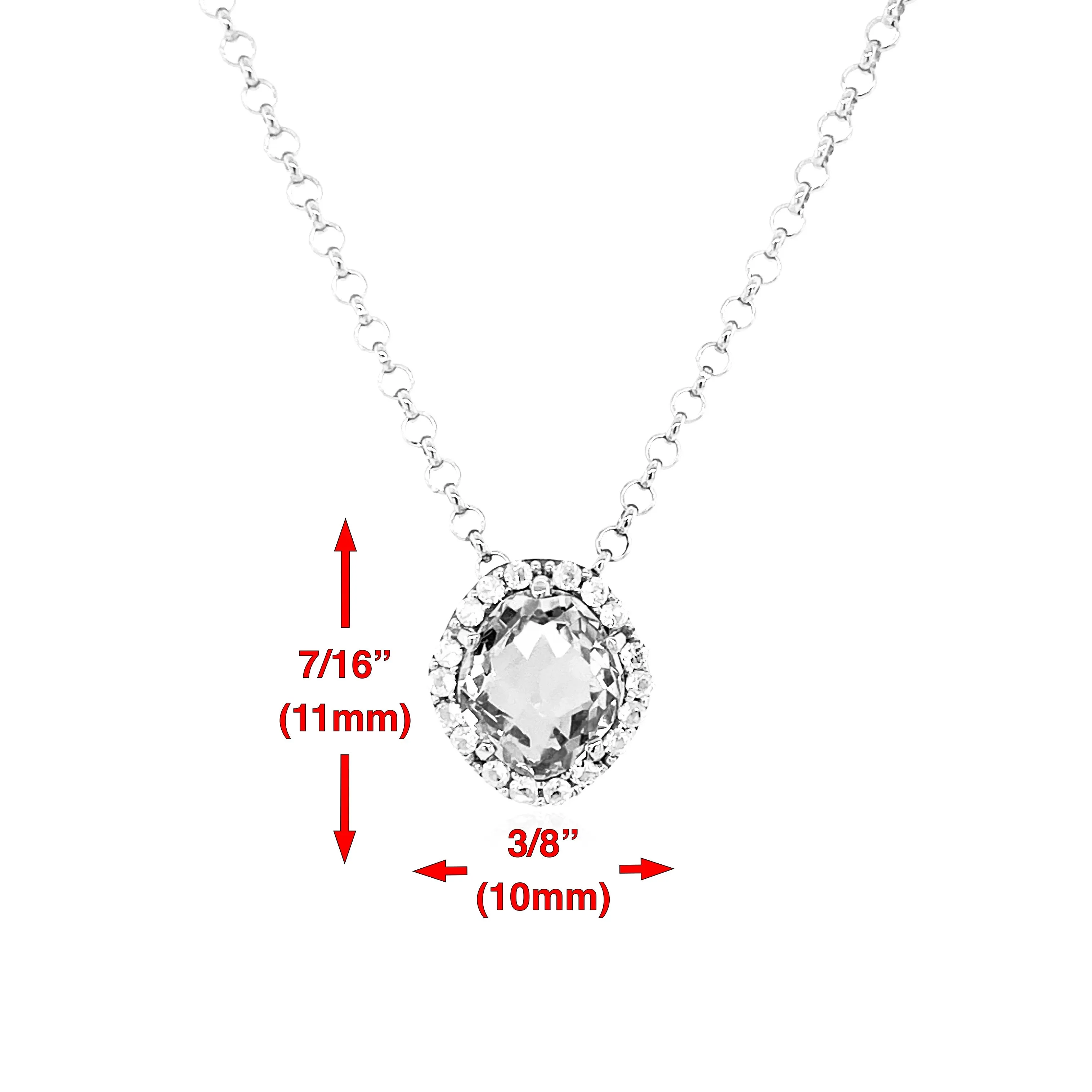 PANORAMA Necklace (1260) - Rose Quartz / RG