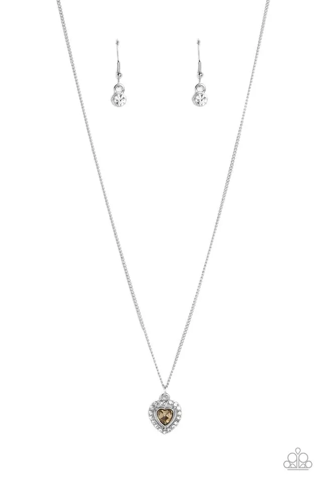 Paparazzi Necklace ~ Day of Love - Brown