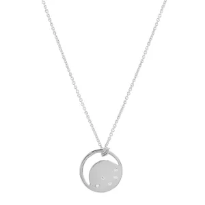 Silver Necklace Eclipse