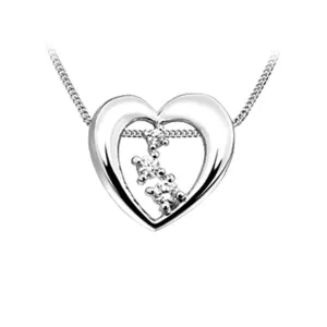 Silver White Topaz Pendant