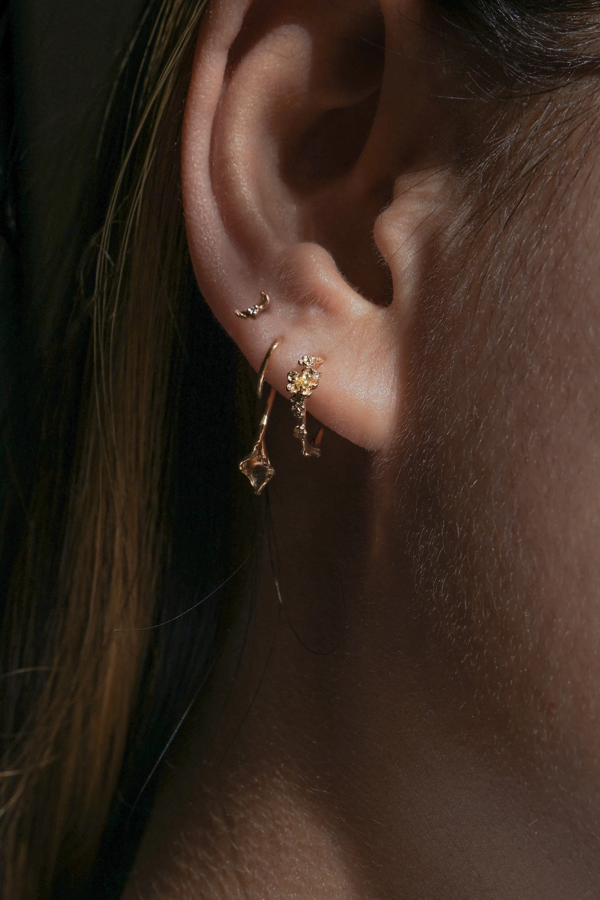Small Buttercup Hoop