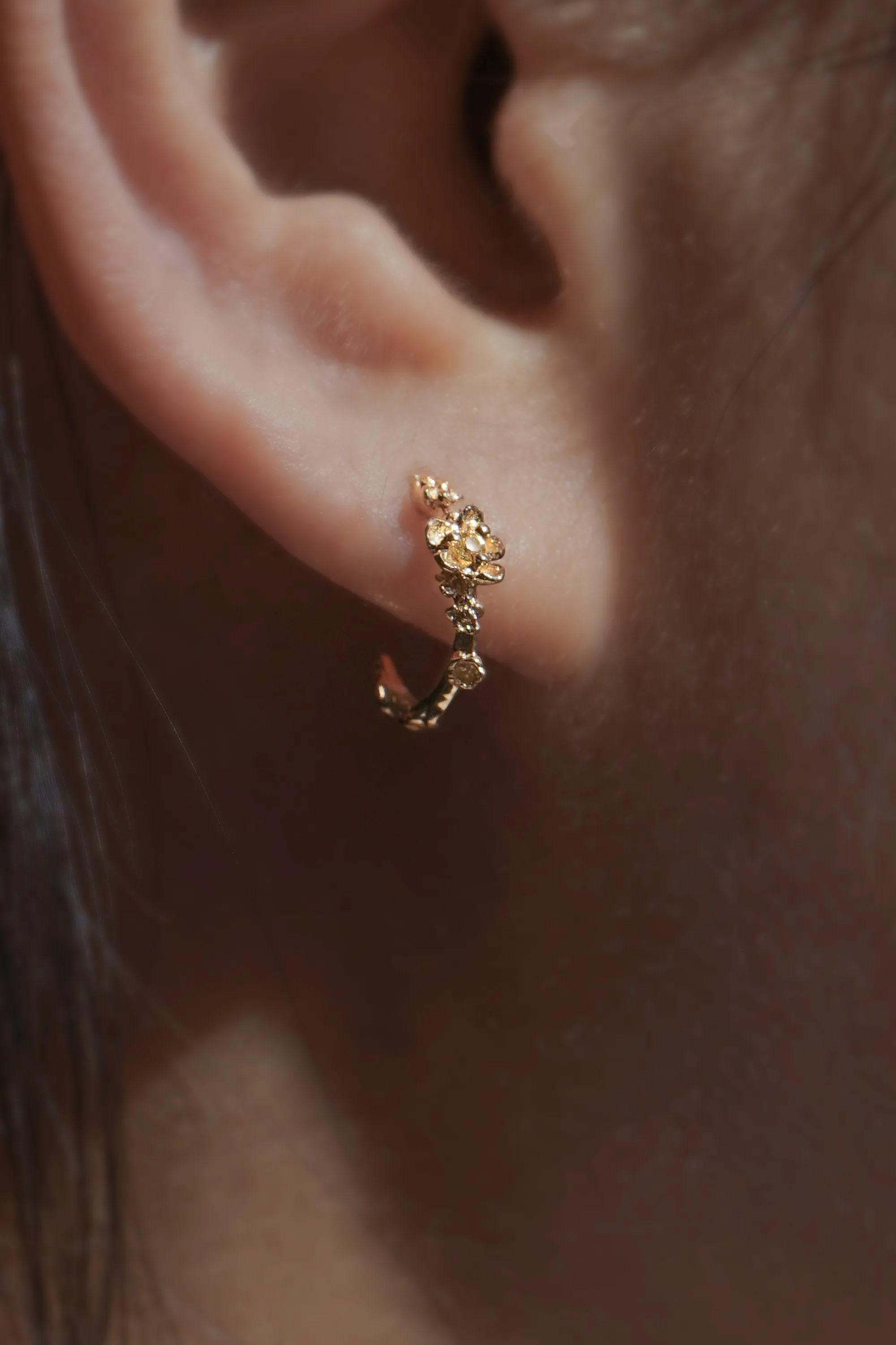 Small Buttercup Hoop