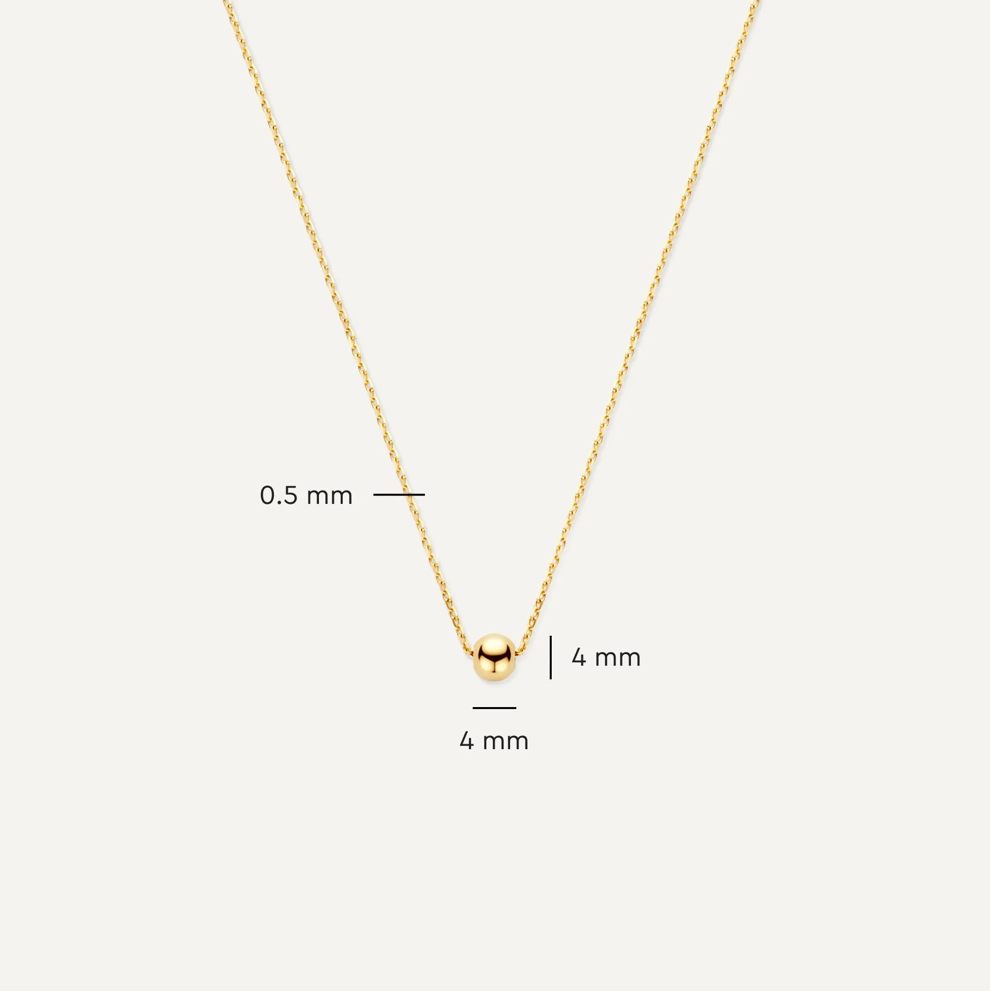 Sphere Pendant Necklace
