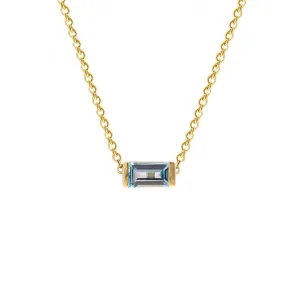 Swiss Blue Topaz Bonbon Necklace