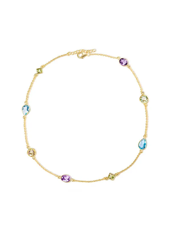 Topaz Cystal Necklace