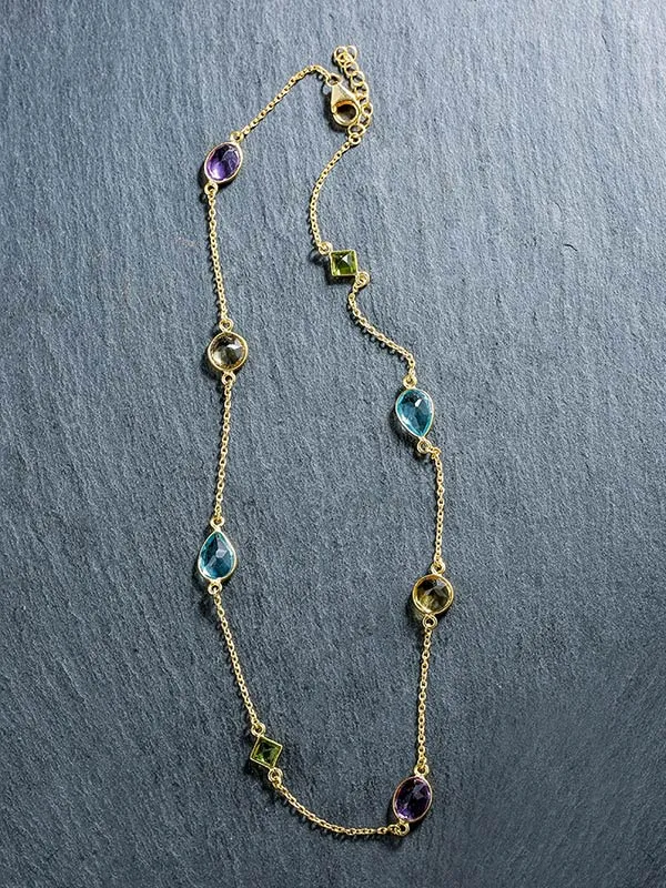 Topaz Cystal Necklace