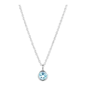 Unique & Co MK-934BT Women's Silver 925 Pendant Necklace
