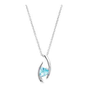 Unique & Co MK-938BT Women's Silver 925 Pendant Necklace
